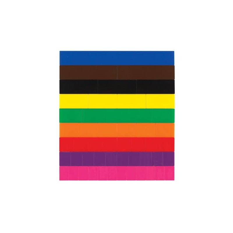 EAI Education Fraction Tiles: Blank Set of 51 - Without