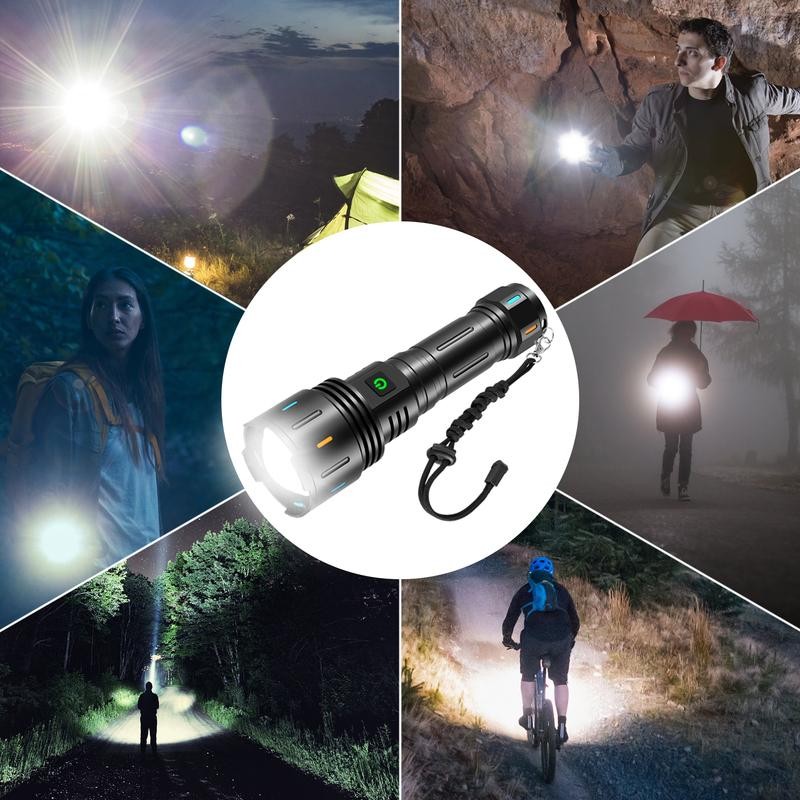 APLOS F60 Zoom Rechargeable , 6000 Lumens Super Bright LED