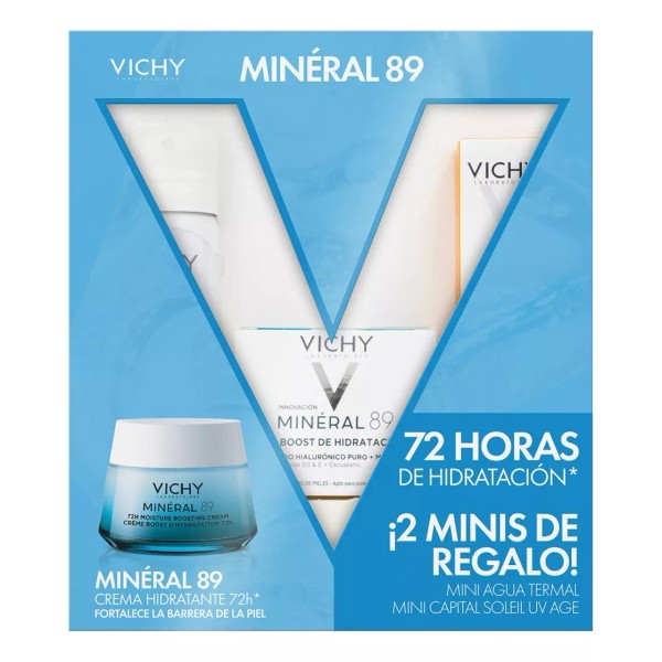 Vichy Kit Vichy Mineral 89 Crema 50ml + Agua Termal 50ml