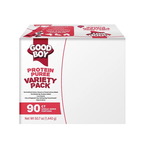GOOD BOY Protein Purees Variety Pack Dog Food Mixers for