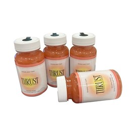 4 PACK - THRUST Double Dose Mens Herbal Energy Supplement - Shake and Take