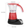 Aluminum Alloy Electric Coffee Pot, Electric Moka Pot, for Home