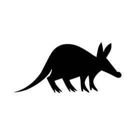 Ranger Products Aardvark Decal Sticker, Die Cut Vinyl Decal for Windows, Cars, Trucks, Tool Boxes, laptops, MacBook - virtually Any Hard, Smooth Surface