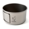 FOXTAIL Titanium Deep Shell Cup, 15.7 fl oz (450 ml),