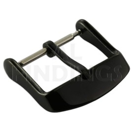 Black Watch Buckle ...Spare Loose New Watch Strap Buckles ... Watches tool 18mm