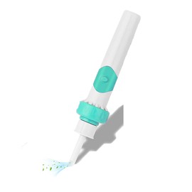 Ohrenschmalz Entferner Sauger,Elektrischer Ohrenschmalz Entferner mit Sauger und Waschbaren Ersatzköpfen