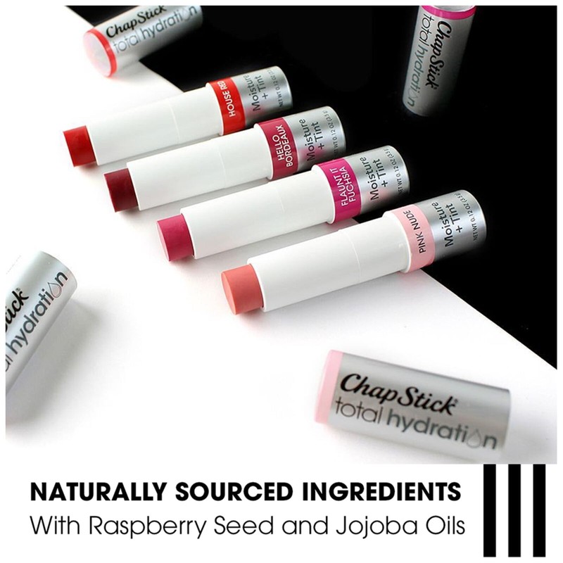 ChapStick Total Hydration Moisture + Tint, Pink Nude Tinted Lip