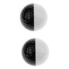 CORHAD 2pcs Golfing Practice Balls Sports Ball Set Double Design