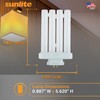 Sunlite 40530 FML27/30K/2PK Quad Tube Plug-in Compact Fluorescent Lamp, FML
