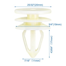 OAUTOO 20PCS Door Panel Retainer Clip Replacement for GM 15076791