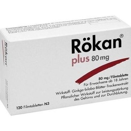Roekan Plus 80 mg Pack of 120 Film-Coated Tablets PZN: 7442468