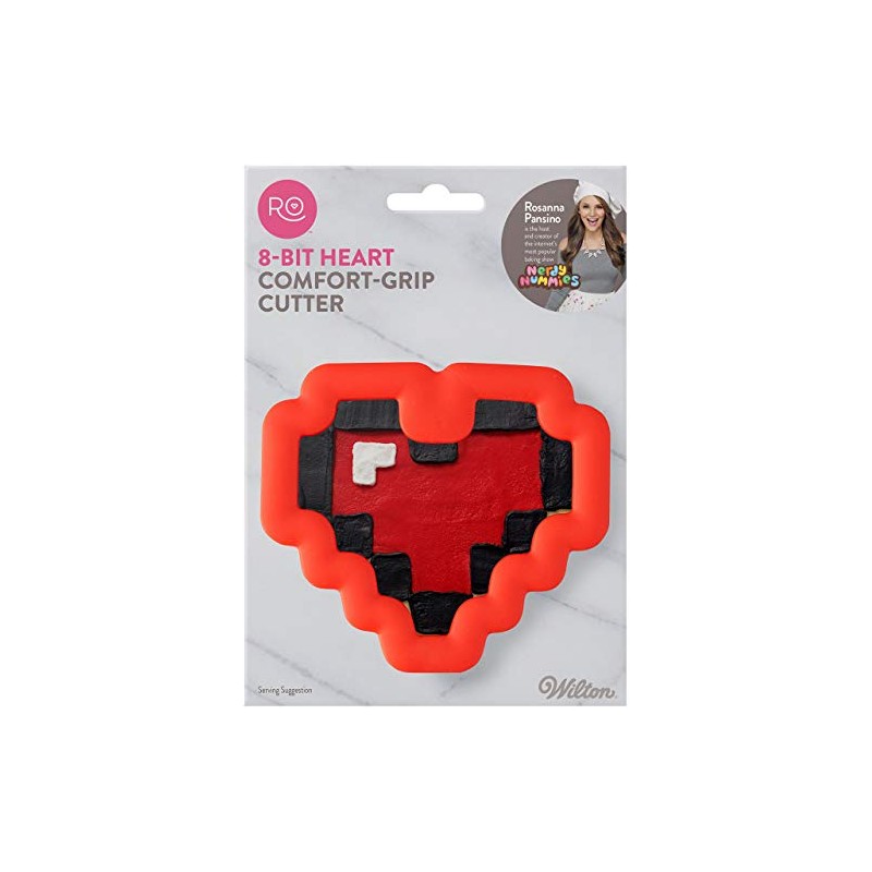 Wilton 2310-3726 8-Bit Heart Cookie Cutter