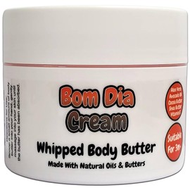 Bom Dia Cream - 150g Whipped Body Butter - Made with Natural Oils and Butters - Vegan Friendly - Puddle of Wax - Made in the UK