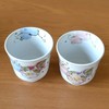 Arita Ware Teacup Couples Couples Tea Cup Flower Rokugourt Noshi