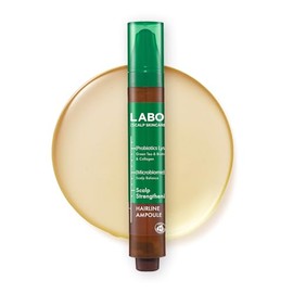 LABO-H Sérum Roll-On Fortalecedor Del Cuero Cabelludo Para Masaje Diario Y Crecimiento Del Cabello | Tratamiento Vegano Anticaída, Alivio Refrescante 