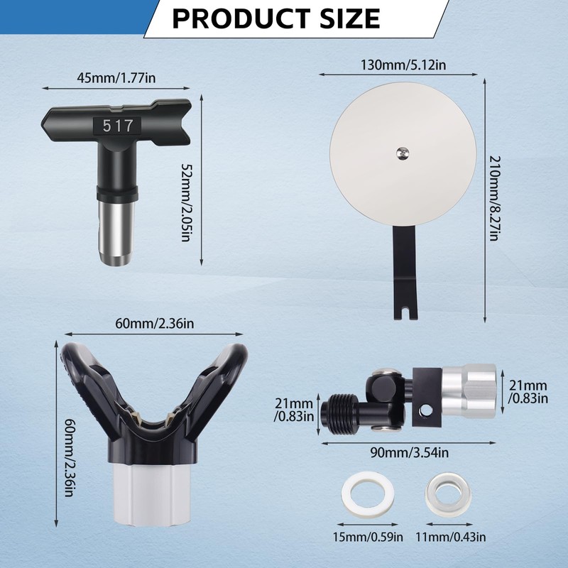 Airless Spray Gun Guide Tool Spray Paint Edger Guide with