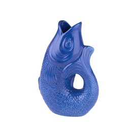 Gift Company - Monsieur Carafon - Vase/Flower Vase - Stoneware - S - Azure/Blue - 17 x 10 x 24.3 cm - 1.2 Litres