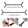 hzbaiyi 2 Pcs Bed Sheet Clips Triangle Adjustable Bed Sheet