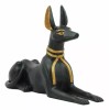 Ebros Ancient Egyptian God Anubis Dog in Sitting Pose Figurine