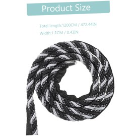 Operitacx Decorative Twisted Trim Cord Rope Four Rope for Crafts Upholstery Home Decor Material for Bag Present Decoration