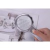 LED Lighted Magnifier 6X Stylish Handheld Illuminated Magnifying Glass with