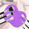 Silikon-Make-up-Pinsel-Reinigungspad, Make-up Pinsel Reinigungsmatte, Make-up-Pinsel-Schrubber-Pad, Tragbares Waschwerkzeug für Make-up Pinsel