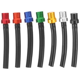SUPVOX 7pcs Motorcycle Tank Gas Fuel Caps Metal Hose Caps for Atv Motorbike Lightweight Easy Installation Prevents Fuel Spillage Debris