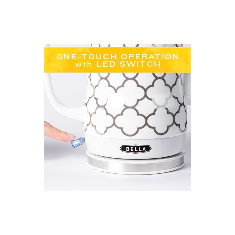 BELLA Electric Kettle & Tea Pot - Ceramic Water Heater