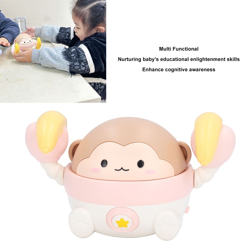 Electronic Tumbling Monkey Puzzle Guided Head Up Exercise Educational Crawling