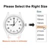 WOCCI Watch Band, 16mm, 18mm, 19mm, 20mm, 21mm, 22mm, 24mm,