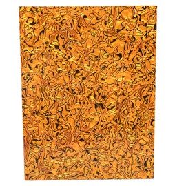 3-Ply 9.5x12 Inch Guitar and Bass Material Blank Pick Guard Scratch Plate Sheet for Jazz Precision Bass Blank Strat Tele Electric Guitar Scratch Plate Material DIY Replacement Backplate(Tiger skin)