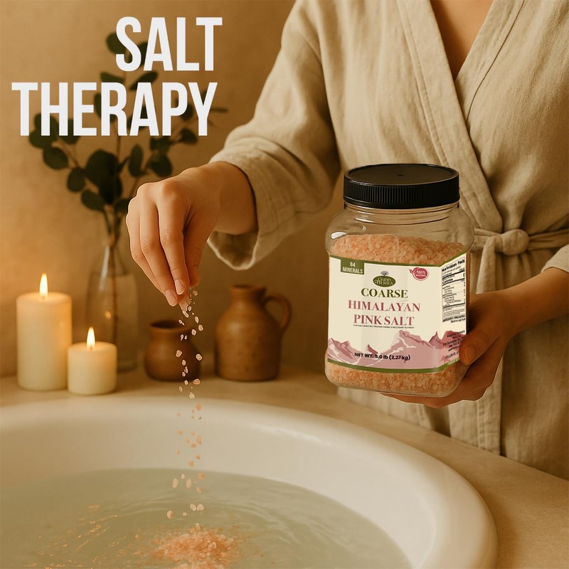 Good Tierra Himalayan Pink Salt in Jar - Coarse, 2.5