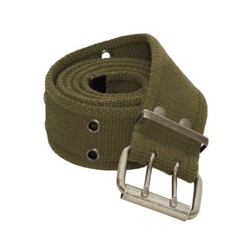 Rothco Vintage Double Prong Buckle Belt – Tactical Utility Uniform Duty Belts (Olive Drab, Large)