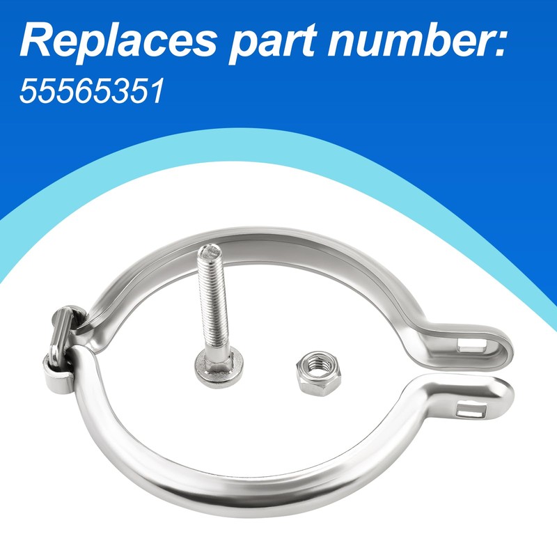 Exhaust Pipe Clamp Kit Fits for 2013-2021 Buick Encore 2016