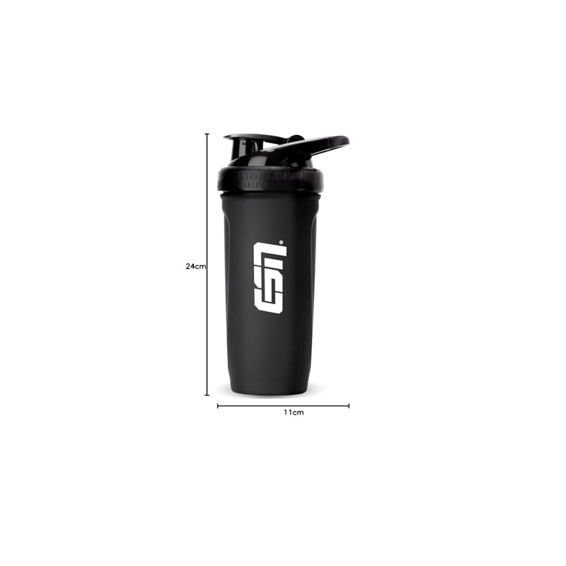 ESN ESN Shaker Reforce Stainless Steel, schwarz, 700 ml, auslaufsicher,