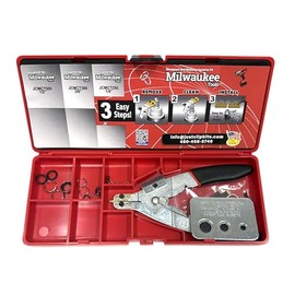 Just Clips Snap Ring Tool Kit for Milwaukee Cordless Tools with Snap Ring Pliers, ClipKey and Milwaukee Style snap rings and o-rings