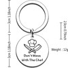 JMIMO Funny Chef Gifts for Men Women Chef Keyring Culinary