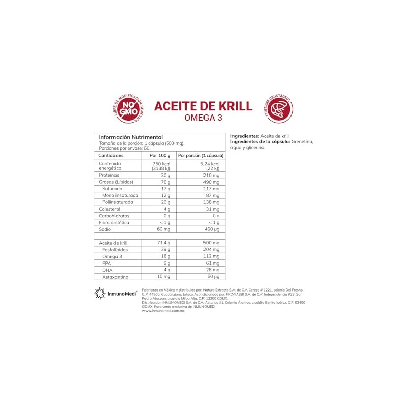 ArtikOM3 | Aceite de krill antártico puro | Omega 3