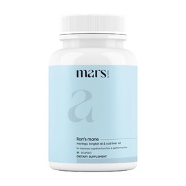 Mars Pure Lion's Mane Caps: Powered with Moringa & Cod Liver Oil (60 N) | Healthcare | Dietary Supplement - Specification: Pack of 3