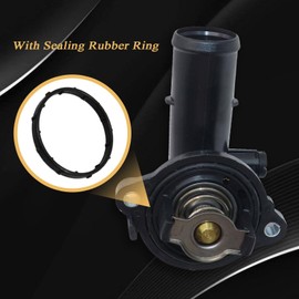 NLQR 330424 323056 Thermostat Housing Assembly Compatible with Maserati Ghibli Levante Quattroporte 2014 2015 2016 2017 2018 2019 2020 2021