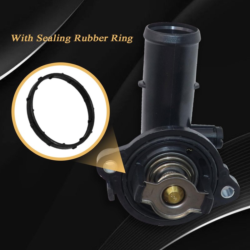 NLQR 330424 323056 Thermostat Housing Assembly Compatible with Maserati Ghibli