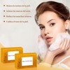 Jabón Curcuma Natural Exfoliante 2 Unidades Limpiador Rostro y Cuerpo