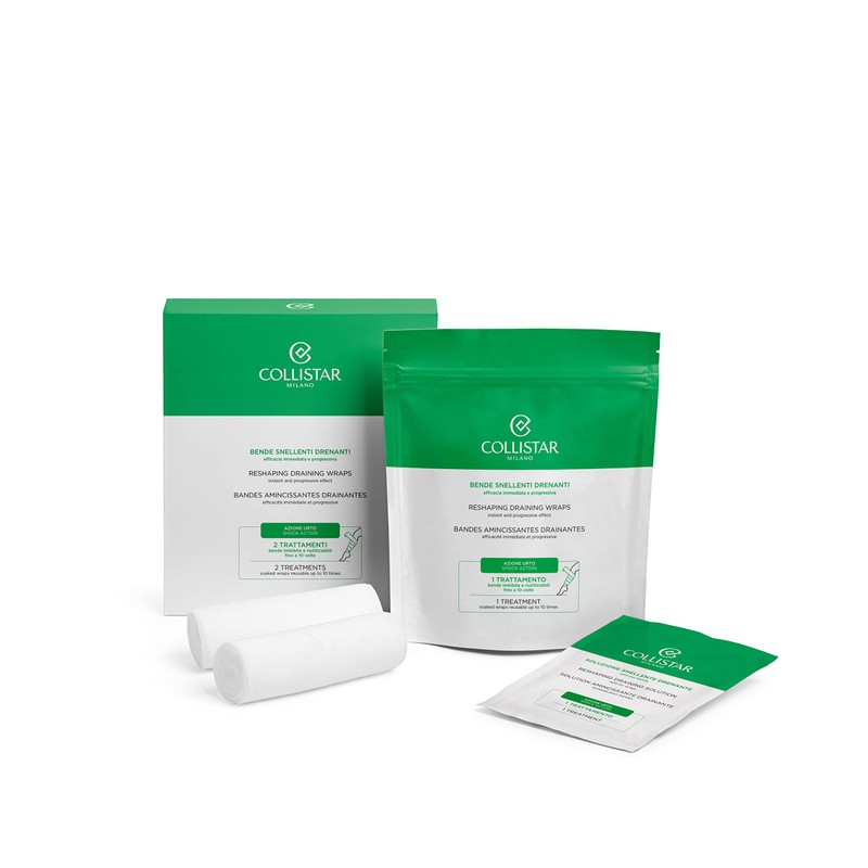 Collistar 2 x 100ml White Dewatering and Detoxifying Wraps Professional