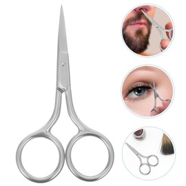 Beavorty Compact Eyebrow Scissor Durable Beauty Scissors for Precise Grooming at Home for Trimming Eyebrows Beards and Nose Hairs Portable and Lightweight Design