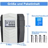 ZHEGE Key Safe, Key Cabinet with Number Code with Key
