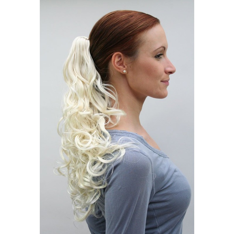 Wig Me Up® – C 9/613 Braid Curly Platinum Blonde Wig