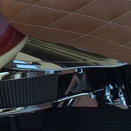 HCmotorku Motorcycle Saddle Protector Heat Deflector Air Deflector Suitable for Indian Chief Classic Vintage Chieftain Roadmaster 2014-2023 Chrome