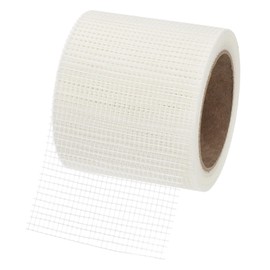 PATIKIL Drywall Repair Mesh Tape, 4 inch x 82 ft Fiberglass Repair Patch Self-Adhesive Dry Wall Joint Tape 8 Mesh Wall Hole Crack and Seam Patch, White