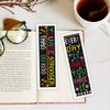 INFUNLY 6Pcs Inspirational Words Cross Stitch Bookmark Kits 8"x2.4" DIY