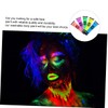 TOVINANNA 5pcs Glow Body Paint Neon Craft Fluorescent Face Painting